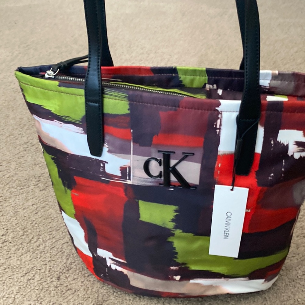 Calvin Klein Lina Nylon Norh/South Tote